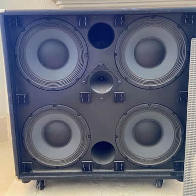 Fender Bassman 410 Neo 500-Watt 4x10" Bass Speaker Cabinet 2012 - Present - Black image 8