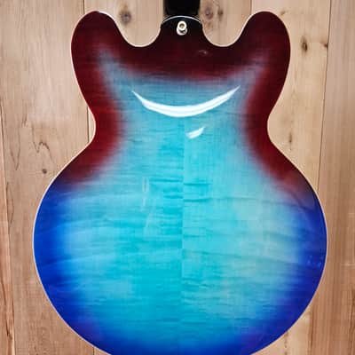 Epiphone Inspired By Gibson ES-335 Figured IG - Blueberry Burst image 3