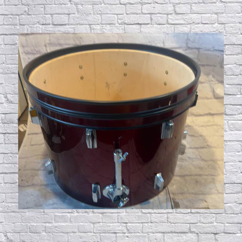Pulse percussion Wine Red 22" kick drum image 1