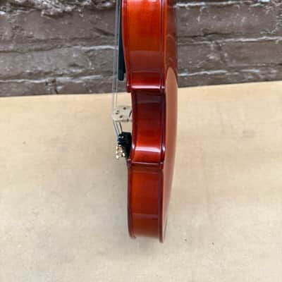 Unbranded 1/2 Size Violin Made in Czech Republic w/ Bow, Case & Pirastro Gold Rosin image 14