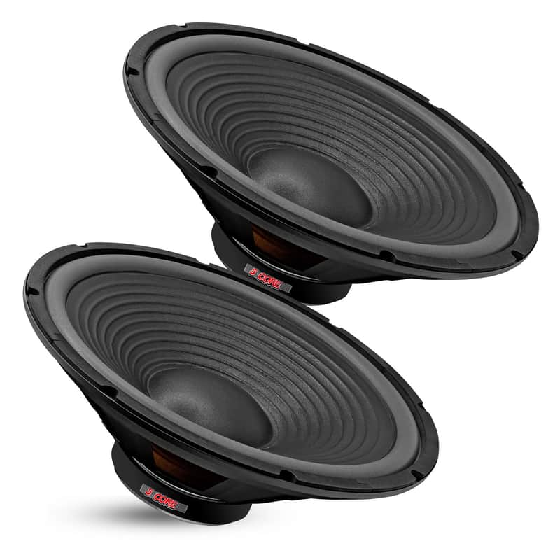 5 Core 15" Subwoofer Speaker Pair 450W MAX PA DJ Replacement Audio Sub Woofer 8Ohm Bass Driver image 1