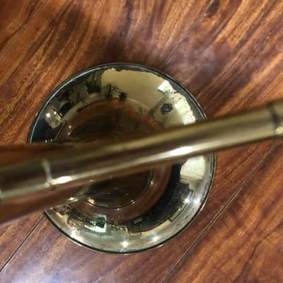 F.E. Olds and Son Professional Level Tenor Trombone 1955-1979 - Brass READ image 16