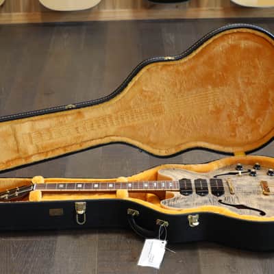Unplayed! 2023 Gibson Custom Shop 1964 Reissue ES-335 M2M 3x P90 Semi-Hollow Electric Guitar Trans Ebony Black + COA OHSC image 21
