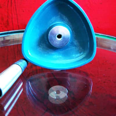 Vintage 1960's Lafayette 99-4530 dynamic microphone w stand & cable Calrad Lafayette prop display # 1 image 10