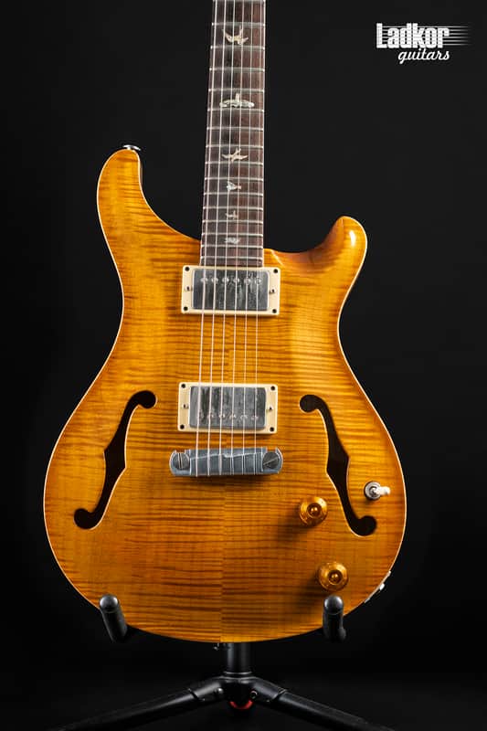 2008 PRS Hollowbody II Amber Archtop Pickups Rare image 1