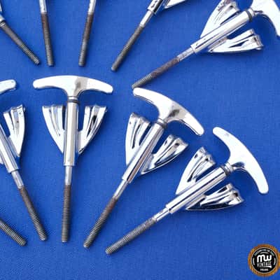 Ludwig Super Classic Vistalite Clawhooks Claws T-rods Pack Of 10 VG Vintage NO.1 image 7