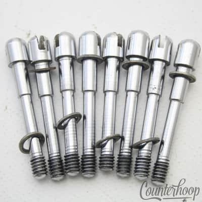 Premier 8x 1 5/8"Slotted Tension T-Rods Snare/Floor Tom Drum Elite UK Vintage60s image 1