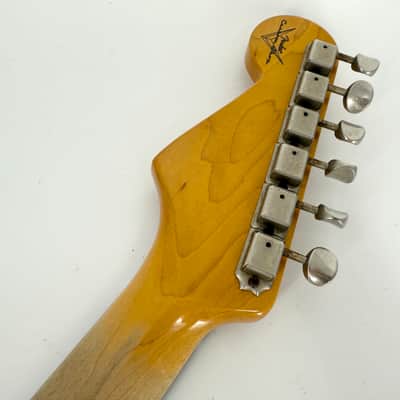 2015 Fender Custom Shop '63 Stratocaster Journeyman Relic - Vintage White image 13