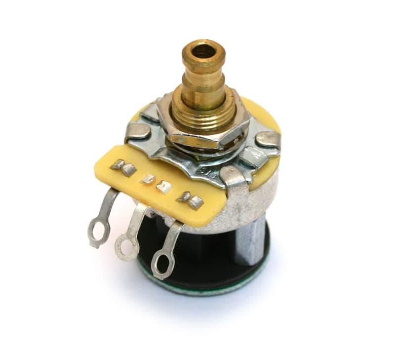 Fender 006-1260-049 250K Linear Taper Solid Shaft S-1 Switch / Potentiometer image 1