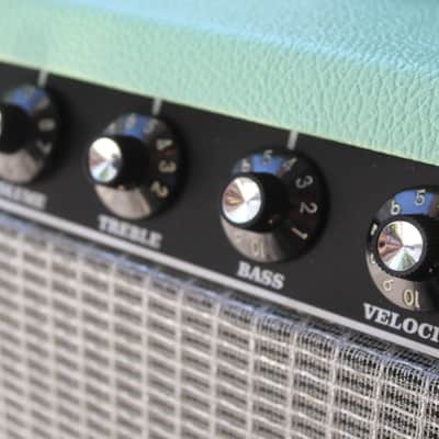INCREDEBLE!!!!GVT Vibro Tone JR Handwired NOS Guitar amplifier blackface 1964 / Surf Green Vibro champ AA764 image 4