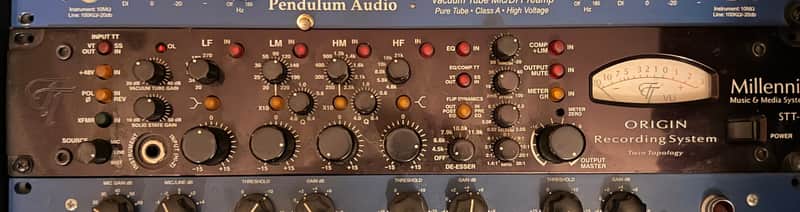 Millennia Media STT-1 Origin Recording System Channel Strip 2010s - Black image 1
