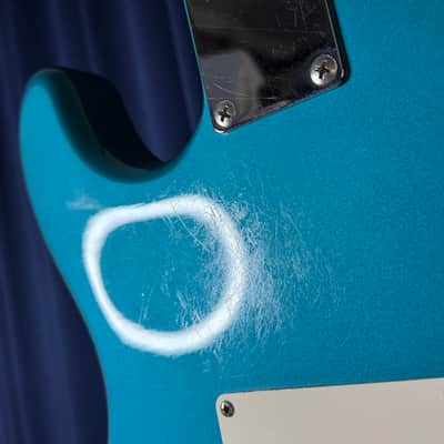 Fernandes Strat Copy - Teal image 21