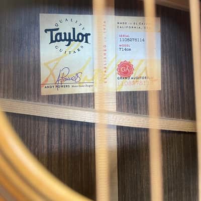 Taylor 714ce with ES2 Electronics 2018 - Natural image 2