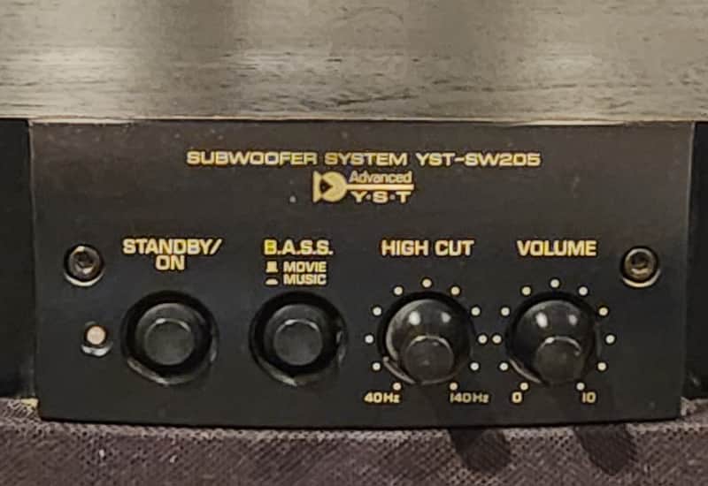 Yamaha Yamaha YST-SW205 i 150W powered subwoofer 90s - Black | Reverb