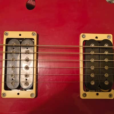 Burns-Baldwin 712 Silvertone 1966 - Beautiful Red Gloss - Bigsby image 7
