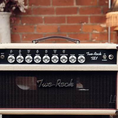 Two Rock TS 1 100 Watt Head and 2x12 Vertical Cabinet - Blonde & Oxblood! image 2