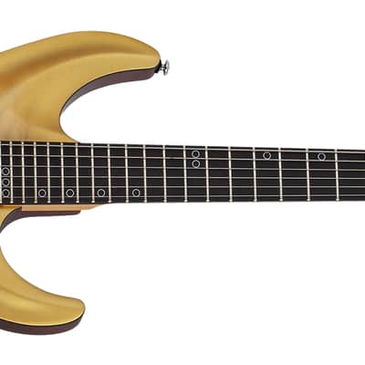 Schecter Omen Extreme-II guitar in Gold Rush image 6