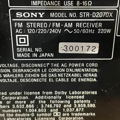 Sony STR-D2070 image 7
