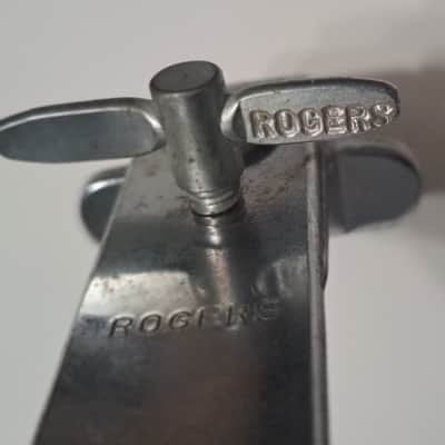 Rogers Vintage External Bass Drum Muffler  clamp on hoop mount 1950's - chrome image 3