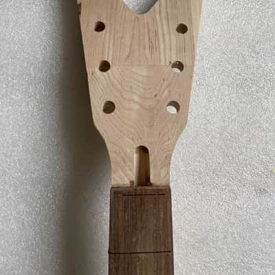 Custom Maple Wood Electric Guitar Neck, Rosewood Fingerboard Fretboard image 3