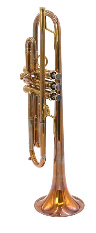 Carol Brass Custom Bronze 4440L-PSM Trumpet in Amber Lacquer image 1