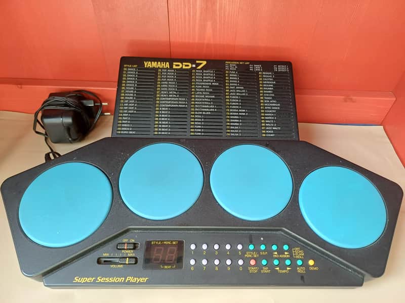 Yamaha DD-7 Japan vintage portable digital drum machine image 1
