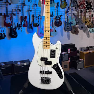 Fender Player II Mustang Bass PJ - Polar White with Maple Fingerboard, Free Plek! 463 image 3