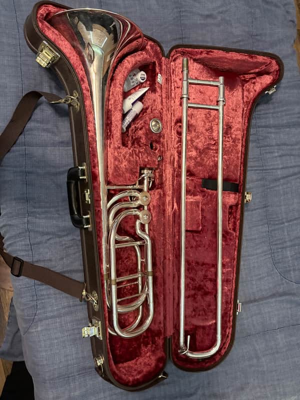 Yamaha YBL-830 Xeno Bass Trombone Silver Plated