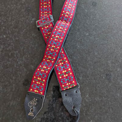 Vintage 60’s / 70's ACE 2" Wide Guitar Strap Original Made in USA image 2