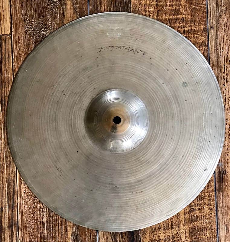 A. Zildjian 14" Transition Stamp Crash Cymbal 1946 - 1953 image 1