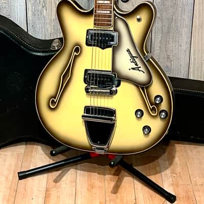 Excellent 1968 Fender Coronado II with Rosewood Fretboard  Antigua OHSC  ! image 16