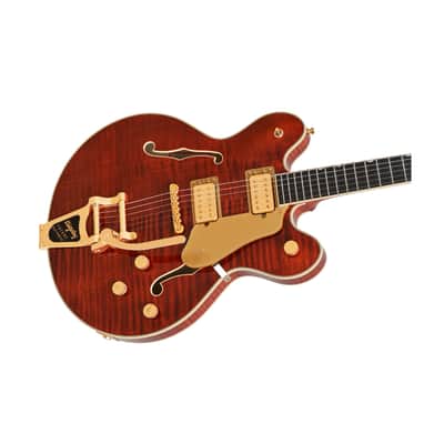 Gretsch Broadkaster LX Figured Center Block Electric Guitar (Bourbon Stain) image 4