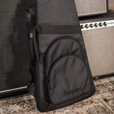 Ibanez QX527B 7-String Headless Electric Guitar - Weathered Black with Gig Bag image 12