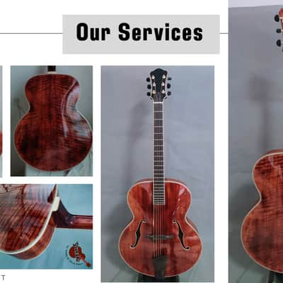 yunzhi Cheap handmade  Gypsy guitars Tiger stripes maple 2020 Tiger stripes image 17