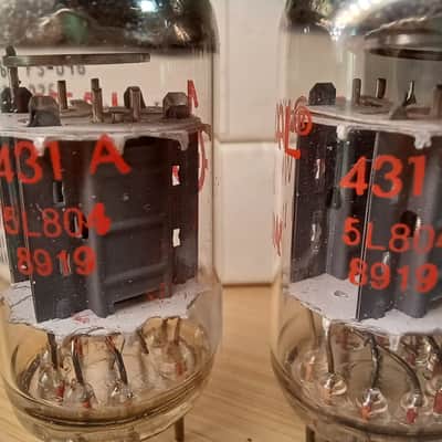 Perfect NOS NIB "INDIAN MULLARD" BEL ecc83 12AX7 WA matched pair SAME CODE ! Made in India EXTRA STRONG  Great preamp tubes, Orange Hiwatt Marshall image 5