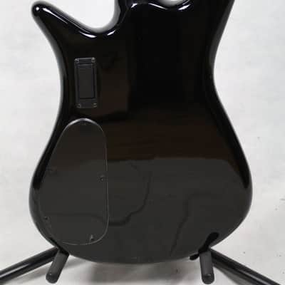 Spector NS Dimension HP 4-String Multi-Scale Bass Guitar, Solid Black Gloss w/ Gig Bag image 6