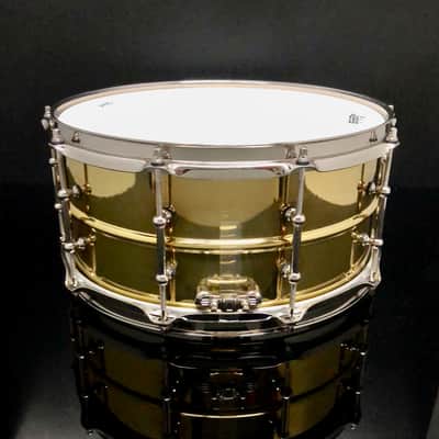 Ludwig 6.5x14 Super Brass LB403T w/ Tube Lugs / B-Stock image 4