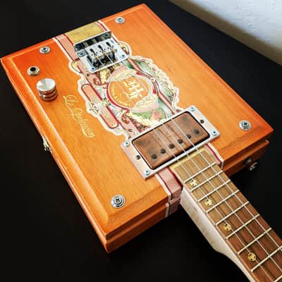 Smokin G Guitars 3 String Electric Cigar Box Guitar 2025 - Maple/Walnut image 1
