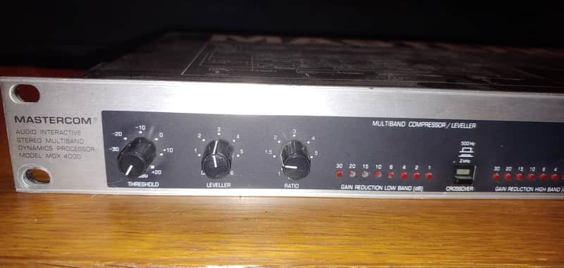 Behringer MDX 4000 Mastercom mid 90s - Silver Black | Reverb