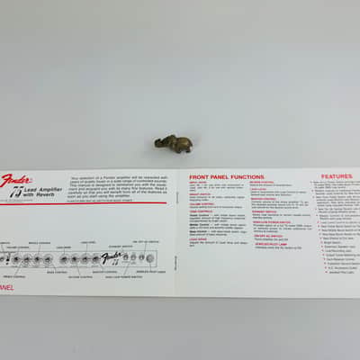 Fender 75 Lead Amplifier Owner’s Manual & Schematic Set 1981 image 6
