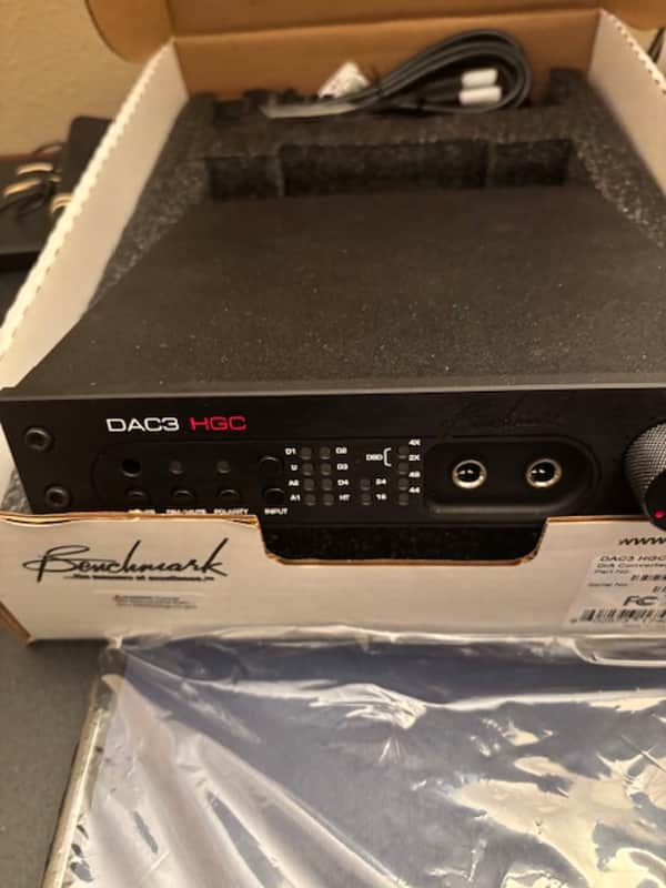 Benchmark DAC3 HGC Audiophile DAC / Preamp new sealed