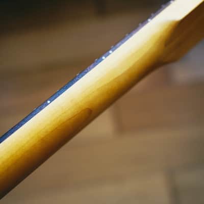 Telecaster Neck – Vintage Maple & Rosewood | 21 Frets | Nitro Satin Finish | Bone Nut image 10