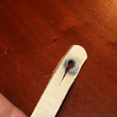 Bobby Lee  Leather Guitar Strap  Circa 1958-1960 - White image 8