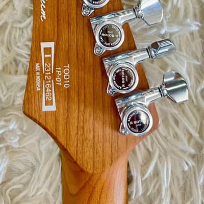 Ibanez Model TOD10 Tim Henson Signature Electric Guitar, Classic Silver w/Bag image 4
