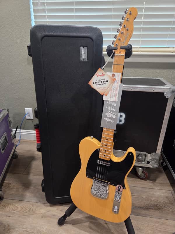 2015 Fender Telecaster Baja 50's (w/ case) image 1