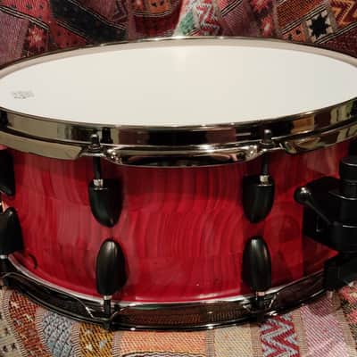 SSS Solid Shell Shop Custom Snare Drum 2026 - Red image 2