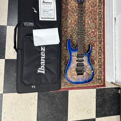 Ibanez RG1070PBZ-CBB Premium 2017 - 2019 - Cerulean Blue Burst image 3