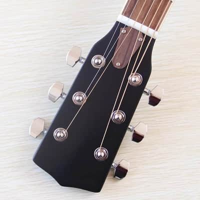 39 Inch Acoustic Electric Resonator Guitar, Laminated Spruce Top Body, Okoume Wood Neck image 10