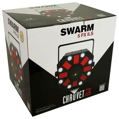 Chauvet DJ Swarm 5 FX ILS RGBAW 3-in-1 DMX LED Rotating Derby/Laser/Strobe Light image 7