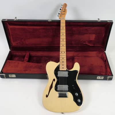 1978 Fender Telecaster Thinline - Original Transparent Blonde Finish- Large Neck Profile - Wide Range Pickups image 2